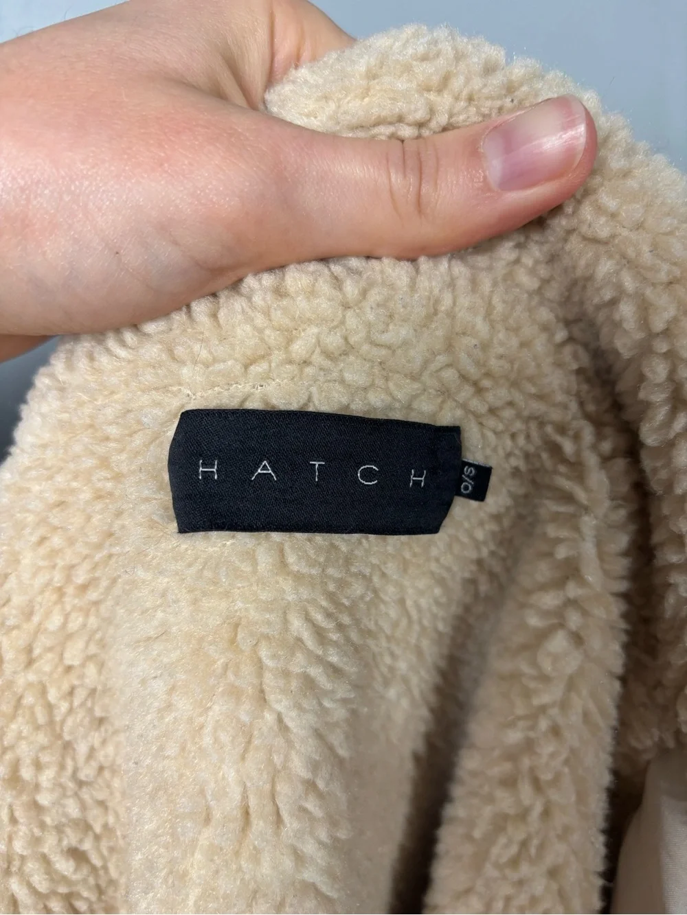 Hatch The Coco Sherpa One Size Cozy Hooded Wrap Cardigan